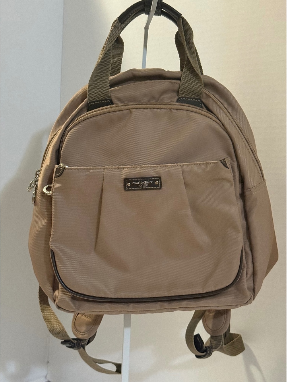 Marie Claire Forum taupe backpack